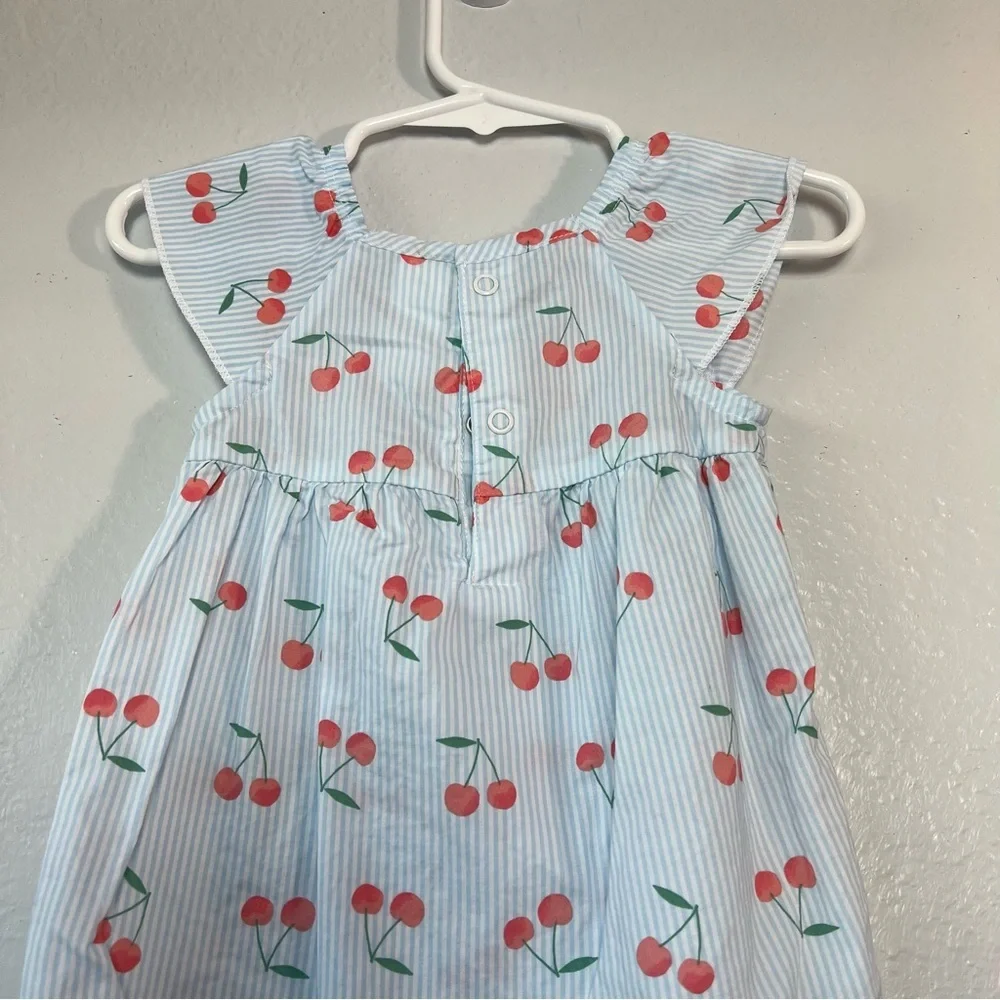 Baby Girls Cherries Romper Just‎ One You
